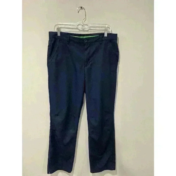 IZOD Men’s Golf Slim Fit Pants Navy Blue 33x32 - Picture 2 of 7